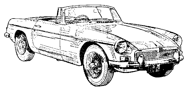 MGB Roues fil 1968