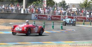 MGA Mille Miglia 1955 n41_Le_Mans_2005_Chicane_Dunlop, cliquez pour la voir en plus grand svp, photo Andr Pons
