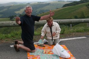 Jol et Chantal heureux ! Photo Andr Pons