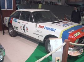 La 504 victorieuse du rallye du Bandama 1978