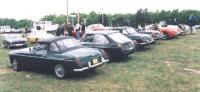Les voitures du MGCF venues au Vintage en 2002 samedi midi